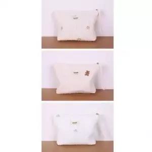 기저귀 누빔 자수 순면 다용도 선택 파우치 미니백 다용도미니백 아기용