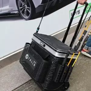 낚시용 아이스쿨러 태클 캐리어 블랙 쿨백 보냉가방 낚시아이스박스