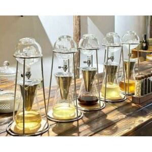 더치 커피 머신 가정용 그래픽 심플한 더치용품 콜드 2 4컵용 캠핑커피머신 투명