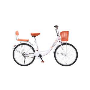 바구니자전거 여성 22인치 24인치 따릉이 경량 여성자전거 키작은 레드 22인치자전거