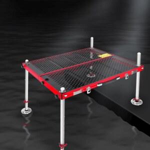 낚시좌대 민물낚시좌대 발판 붕어 민물좌대 범용 모조 용품 알루미늄 금감 수동핸들