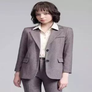 세군다 여성 그레이 오피스룩 공무원 정장세트 직장 면접 정장 세트 DOS1