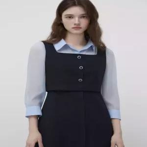 잇미샤 레이어 셔츠 원피스 ITQ4WOP420