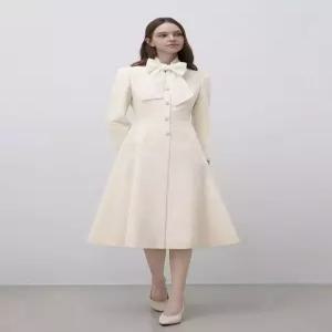 잇미샤 리본 타이 플레어 원피스 ITQ2YOP910