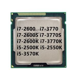 i7-2600 i7-3770 쿼드 코어 LGA 1155 CPU 프로세서
