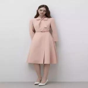 잇미샤 디테쳐블 스카프 플레어 원피스 ITQ2WOP300