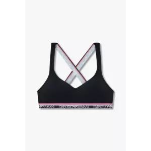 매장정품 EMPORIO ARMANI UNDERWEAR 엠포리오 아르마니 언더웨어 여성 스트라이프 밴딩 크로스 스트랩 브라