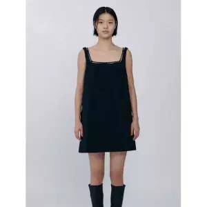 매장정품 에잇세컨즈 8SECONDS [EDITION8] 끈 장식 미니드레스 네이비 115271DQ1R 677861