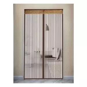 아트도어 스트라이프 문 모기장 90x210cm 브라운 현관모기장 현관방충망