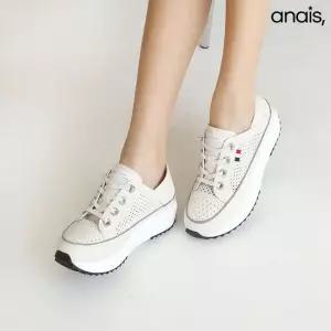 [아나이스] 소가죽 메쉬 플랫폼 스니커즈 4cm_26S177