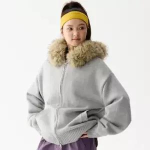 남자 니트 춘추 집업 얇은 맨투맨 카디건 후드 솔리드 OP3