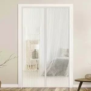 학원모기장 흰색 방충망 100x210cm 출입문방충망