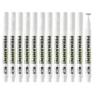 5개입 화이트 마커 페인트 펜 방수 고무 영구 자동차 타이어 트레드 환경 친화적 페인팅 DIY 그래피티