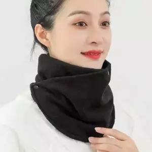 겨울 목 보온 니트 넥워머 기모 안감 방한 머플러 출퇴근 외출 착용