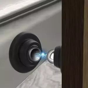 자석도어스토퍼 현관문 말발굽 1pc 실리콘 도어 스톱 자석 스토퍼 충돌 방지 방풍 흡입 펀칭