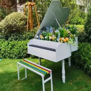 그랜드피아노 모형 조형물 장식 인테리어 정원꾸미기 야외실내