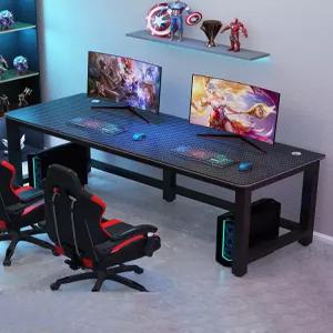 2인용 컴퓨터책상 게이밍 PC 투컴 사무용 학생방 커플 조립식 게임방 워크스테이션