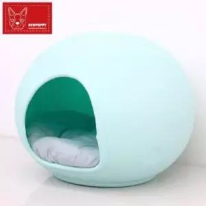 [반려] 레드퍼피 펫하우스민트 방석포함 런던 고양이집 강아