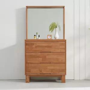 G418 고무나무 원목 서랍 화장대 세트 800