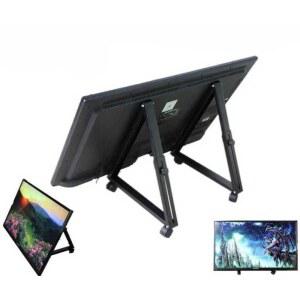 TV스탠드 프롬프터 거치대 바닥모니터 플로어 회의 C형 방송 장비 기울기 프레임