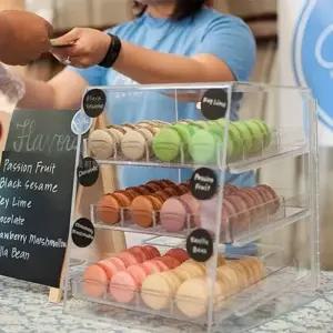 아크릴 마카롱진열대 스탠드 디저트 쇼케이스 쿠키 도넛