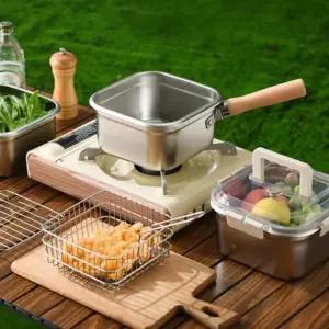 만능 올인원 냄비 풀세트304스텐레스 튀김기 채반