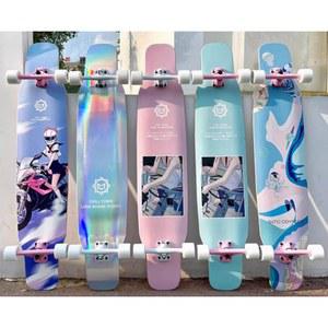 댄싱 롱보드 스케이트보드 입문용 Gogh 클래식 43/46인치 34종 키트 프로