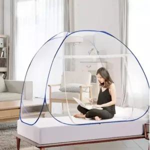 원터치 모기장 침대 거실 야외 방충망