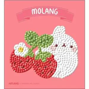 몰랑이보석십자수 몰랑 달콤딸기 (스티커) 보석십자수