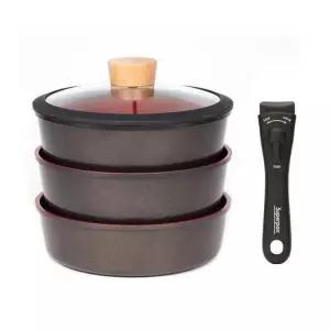 핸들 슈퍼팬 홈앤캠핑 코펠세트 멀티 냄비 후라이팬