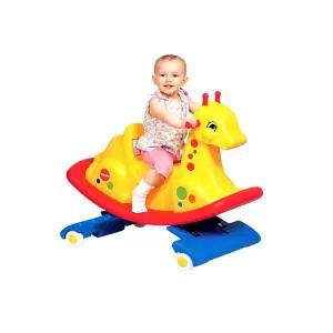 쿠쿠토이즈 2in1 스프링 기린/의자/승용/아기/장난감/어린이/유아/붕붕카/스프링카/흔들/인형/말타기/시소