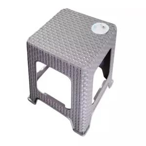 목욕의자 라탄의자 그레이 회전의자