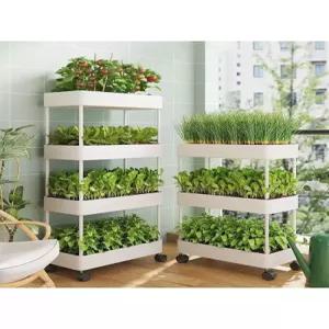 식물재배기 수경 재배기 상추 바질 4단 베란다