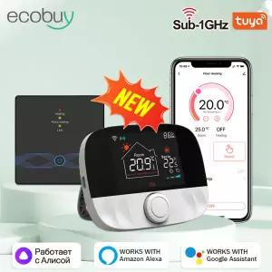 호환  Tuya 스마트 홈 Wifi 난방 온도 조절기 무선 바닥 히터 수성 보일러 스마트 라이프 온도 컨트롤러 Al