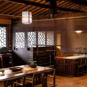 맞춤 대나무블라인드 대나무발 문발 일식집 카페 사무실