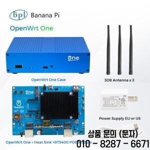 Banana Pi OpenWrt One MediaTek MT7981B 1GB DDR4 2.5GbE 및 기가비트 이더넷 256 MiB SPI NAND 오픈 소스