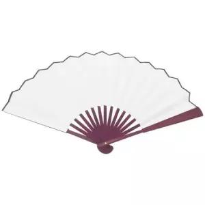 접는부채 접이식 화이트 부채