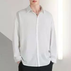 남성 흰색셔츠 캐주얼한 카라셔츠 데일리 흰와이셔츠