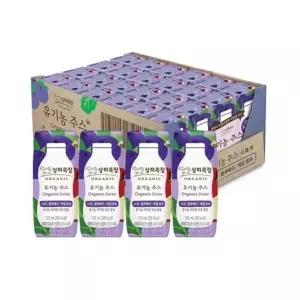 상하목장 유기농주스 사과 블루베리 케일 125ml 24개