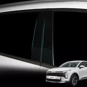 더뉴 스포티지 NQ5 튜닝 BC필러 미러 플레이트 자동차튜닝용품