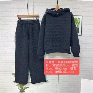 바지 투피스 캐주얼 여성용 데일룩 트레이닝복 긴팔세트 겨울옷 후드맨투맨 와이드 트레이닝 코디 DAOL4