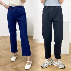 [하프클럽/아이우먼]위쉬몰 LO 스판세미통일자팬츠632(P206H603) 빅사이즈