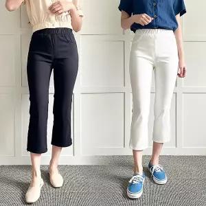 [하프클럽/아이우먼]위쉬몰 LO 고탄력옆트임9부팬츠663(P294H603) 빅사이즈