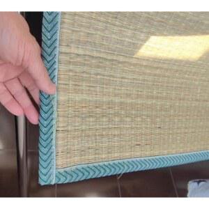 차이나엣홈 화문석 돗자리 수면 왕골자리 대자리 멍석 제사 매트 단색 90x195cm