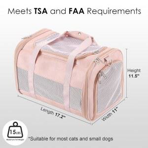 모난러 패션 사이드 승인 캐리어 캐리어 핑크 펫백 가방 고양이 강아지 동물 소프트 가죽 작은 항공사