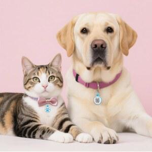 누구의 아이디 ID 페이지 QR 없음 다중 온라인 프로필 코드 태그 징징 수정 칼라 고양이 가벼운 액세서리 비상 조용한 연락처 작은 태그 가능한 파란색 품종 반려동물 실리콘