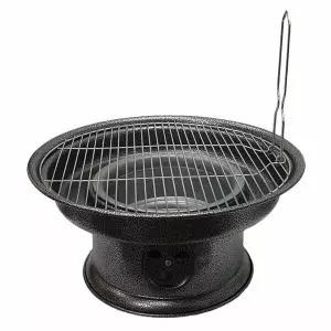 바베큐화로 얼룩원형 물받이 숯불 캠핑그릴