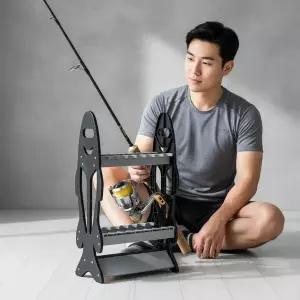 스탠드형 낚싯대 정리대 낚시 로드 거치대 보관 랙 받침대