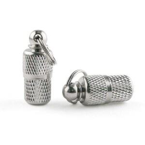 반려동물 고양이를 구리 ID 캡슐 태그 실버 명판 위한 라벨 2PCS 목걸이 아이덴티티 뛰어난 이름 튜브 주소