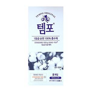 생리대세트 사용이편리한 템포 8P 여성용품 레귤러 동아제약 탐폰 체내형 x 6개 깔끔하고편리 HW9C6DCF